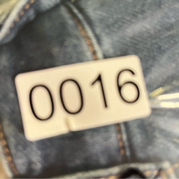 Pilcro 28x26 Kenna Mid-Rise Heritage Barrel Jeans stretchy blue Anthropologie - Picture 10 of 10